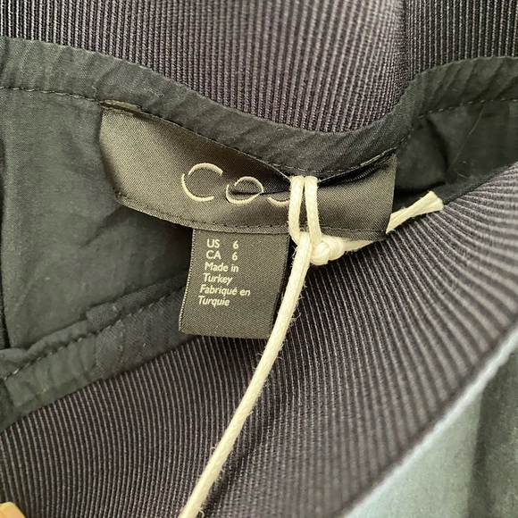 COS color block A-line skirt in orange/navy/light blue size 6 NWT MSRP$115 - Picture 5 of 6